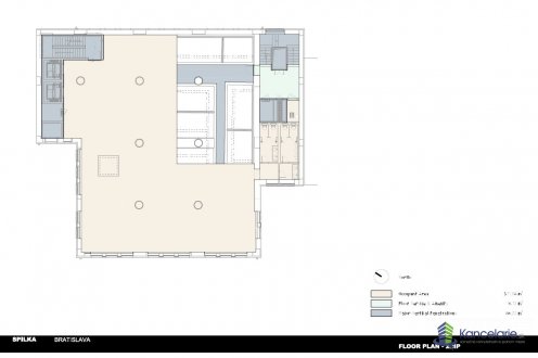 Pôdorys, Legionárska 4, Bratislava 81107, CBRE s.r.o.