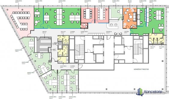 Pôdorys, Mlynské Nivy 49, Bratislava 82109, CBRE s.r.o.