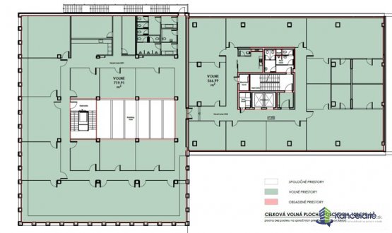 Pôdorys, Partizánska cesta 3, Banská Bystrica 97401, CBRE s.r.o.