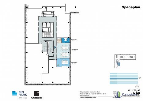 Pôdorys, Einsteinova 33, Bratislava 85101, CORWIN SK a.s.