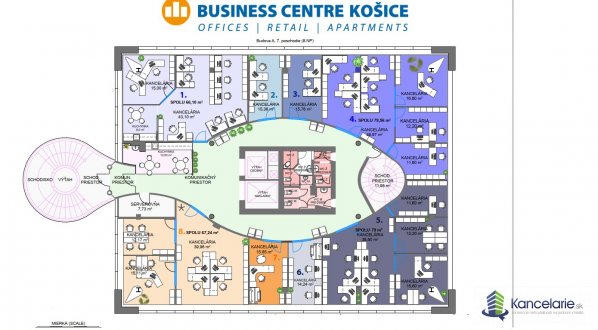 Pôdorys, Štúrova 27, Košice 4001, CTR Business center Košice a.s.
