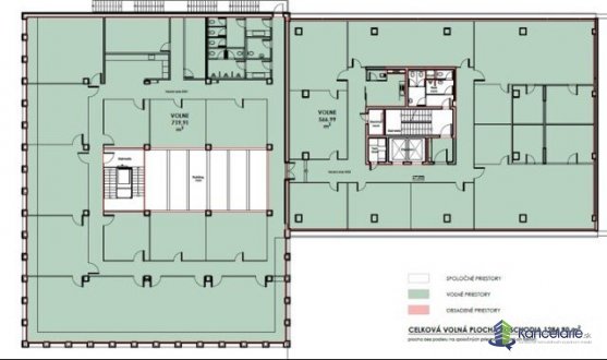 Pôdorys, Partizánska cesta 3, Banská Bystrica 97601, CBRE s.r.o.