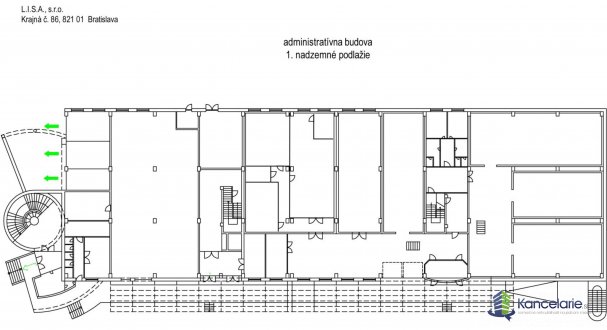 Pôdorys, Krajná 86, Bratislava 82104, L.I.S.A. s.r.o.