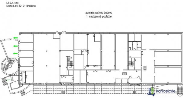 Pôdorys, Krajná 86, Bratislava 82104, L.I.S.A. s.r.o.