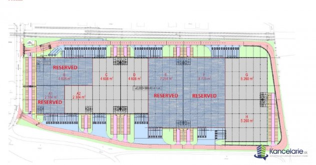 Pôdorys, Stará Prefa, Martin 3852, CBRE s.r.o.